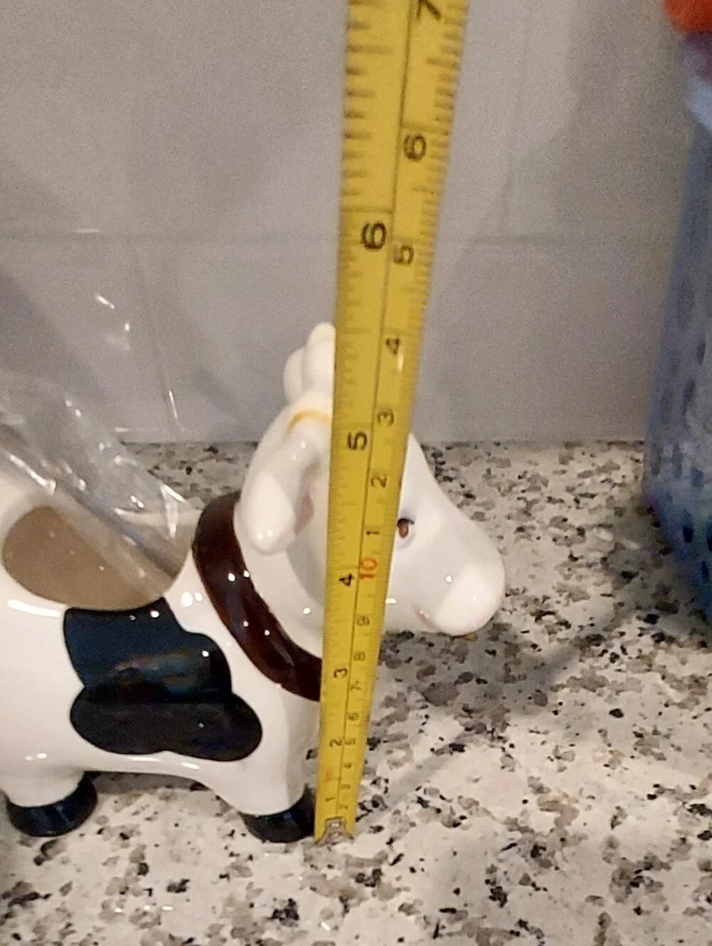Publix Sugar Non Dairy Creamer Cow Black White Ceramic With Spoon Kitschy Farm